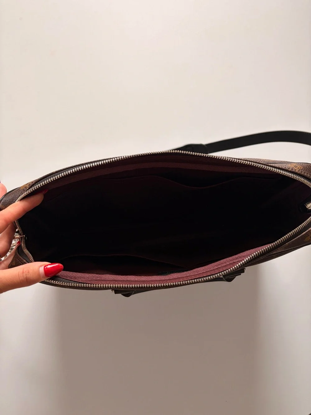 Louis Vuitton Brown Monogram Porte Document Voyage | Laptop bag